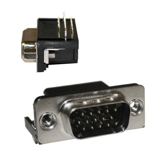 681-015-113R531 CONN D-SUB HD PLUG 15P R/A SLDR