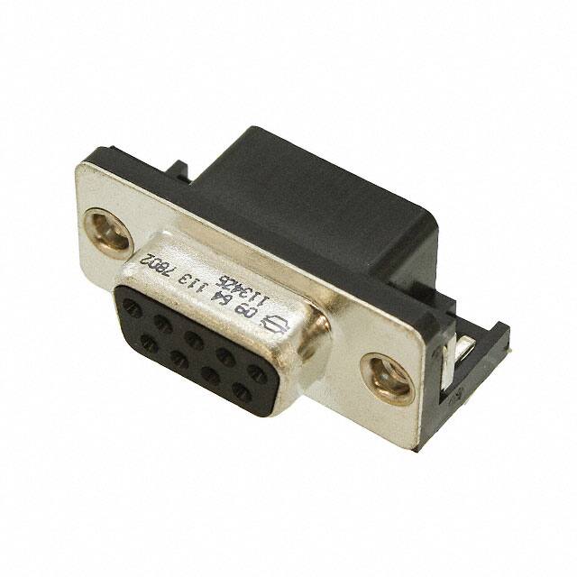 09641137802 CONN D-SUB RCPT 9POS R/A SLDR