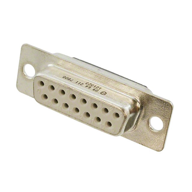 09642117800 CONN D-SUB RCPT 15POS SLDR CUP