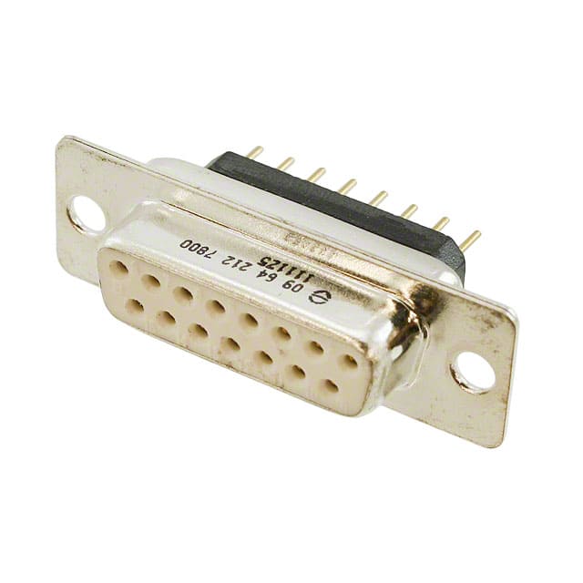 09642127800 CONN D-SUB RCPT 15POS VERT SLDR