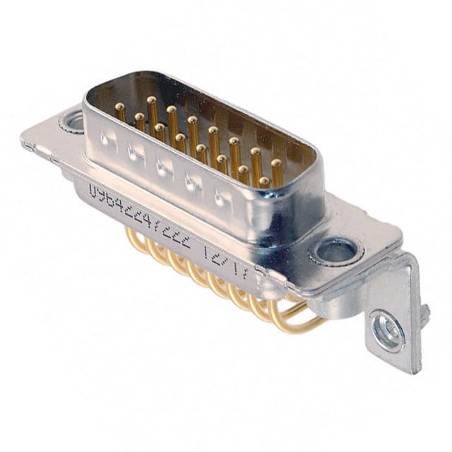 09642247222 CONN D-SUB PLUG 15POS R/A SLDR