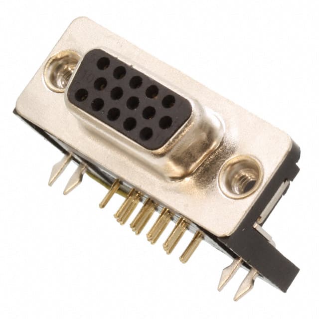 SDS108-PRP2-F15-SN13-1 CONN D-SUB HD RCPT 15P R/A SLDR