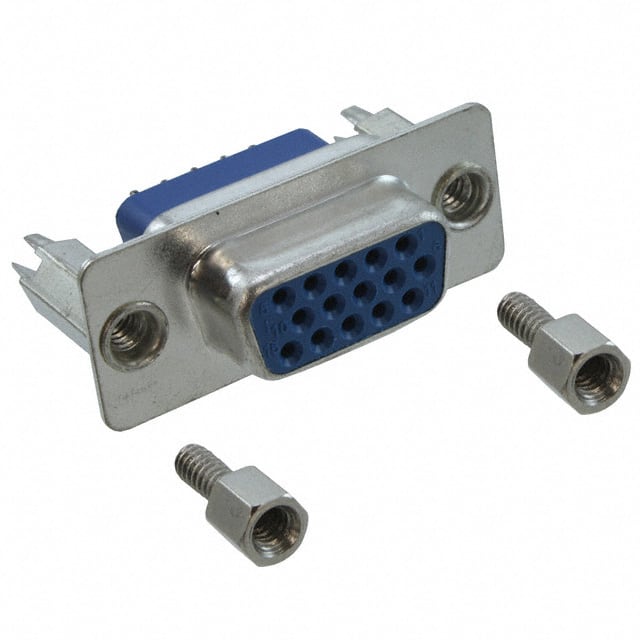 SDS160-PRW2-F15-UND7-2 CONN D-SUB HD RCPT 15P VERT SLDR