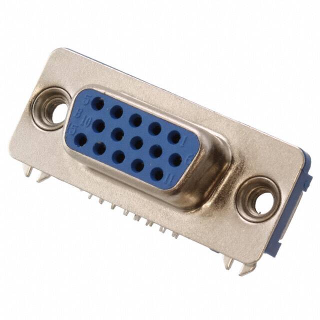 SDS224-PRW1-F15-SN13-2 CONN D-SUB HD RCPT 15P R/A SLDR