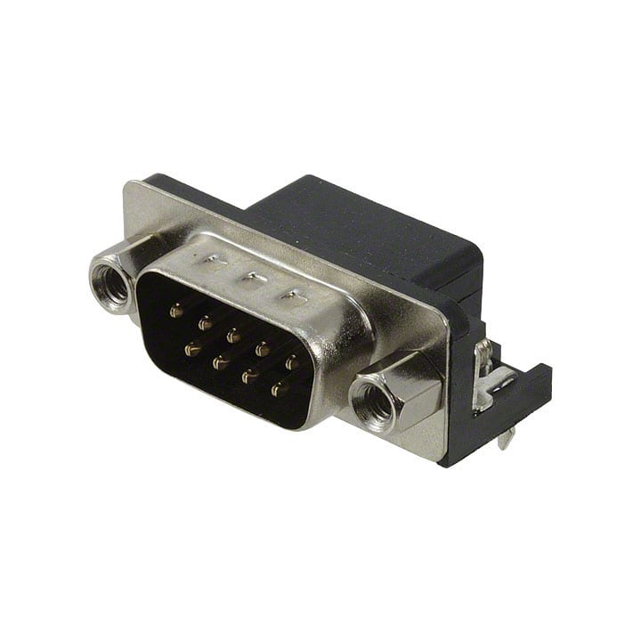 SDS107-PRW1-M09-SN63-11 CONN D-SUB PLUG 9POS R/A SLDR