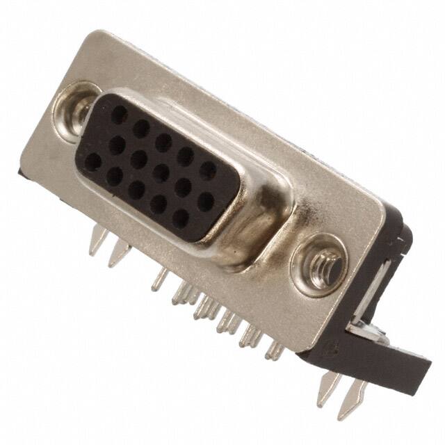 SDS108-PRW1-F15-SN13-1 CONN D-SUB HD RCPT 15P R/A SLDR