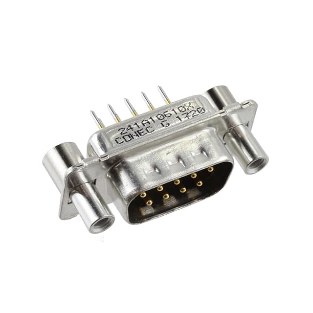 241A10610X CONN D-SUB PLUG 9POS VERT SLDR