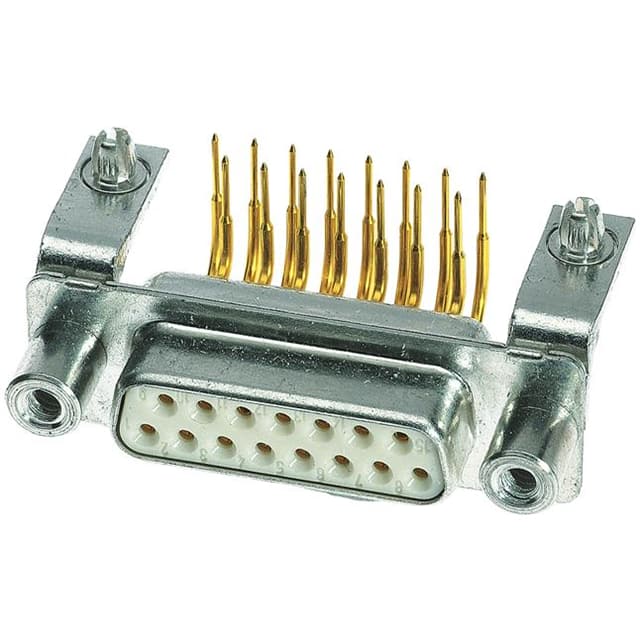 09643147244 CONN D-SUB RCPT 25POS R/A SLDR