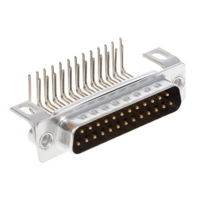 FCC17B25PC49B CONN D-SUB PLUG 25POS R/A SLDR