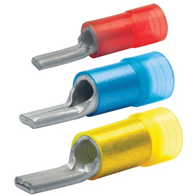 ST1716IS The Klauke ST1716IS is an insulated pin terminal designed for round conductors. It features copper construction with an easy entry design.