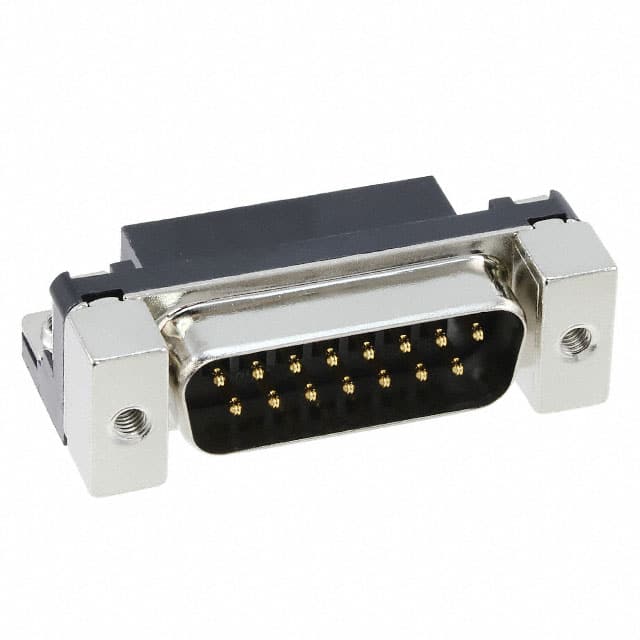 RDAD-15P-LN(55) CONN D-SUB PLUG 15POS R/A SLDR