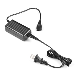 TOL-15664 The SparkFun Electronics TOL-15664 is an AC/DC desktop adapter providing 12V and 5V outputs with a total power of 34W. It features Level VI efficiency and is designed for international use.