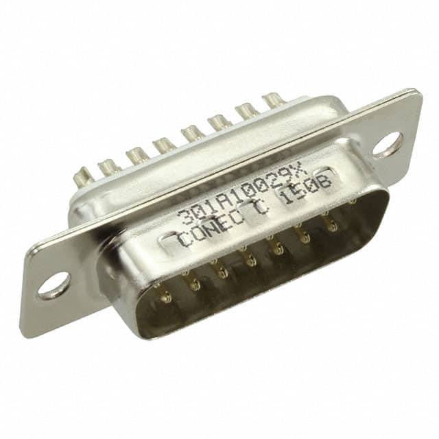 301A10029X CONN D-SUB PLUG 15POS SLDR CUP