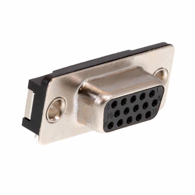 200-015-213L009 CONN D-SUB HD RCPT 15P R/A SLDR
