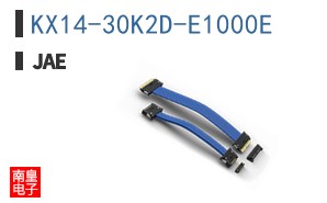 KX14-30K2D-E1000E The JAE Electronics KX14-30K2D-E1000E is a 30-position board-to-board connector with a 0.80mm pitch. It features a surface mount design and gold contact finish.