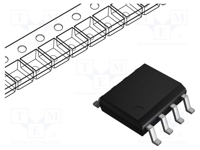 TL431BS-13 The TL431BS-13 from Diodes Incorporated is a voltage reference IC offering a precise 2.495V output with ±0.5% tolerance. It is supplied in an SO8 SMD package.