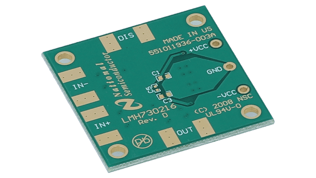 LMH6642MFX The LMH6642MFX is a single-channel, low-power operational amplifier from Texas Instruments. It offers a 130 MHz bandwidth and a 135 V/µs slew rate.