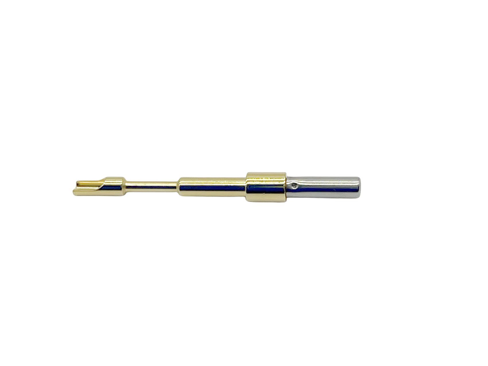 MS27490-20 The JUPITER MS27490-20 is a circular connector adapter featuring gold plating and a needle-like shape. It offers a dual Crimp & Weld interface for versatile connections.