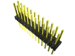MTSW-104-22-T-S-440 Samtec MTSW-104-22-T-S-440 is a 4-position, single row unshrouded header with 2.54mm pitch. It features tin-plated phosphor bronze contacts and a glass-filled polyester insulator, rated for 3A.