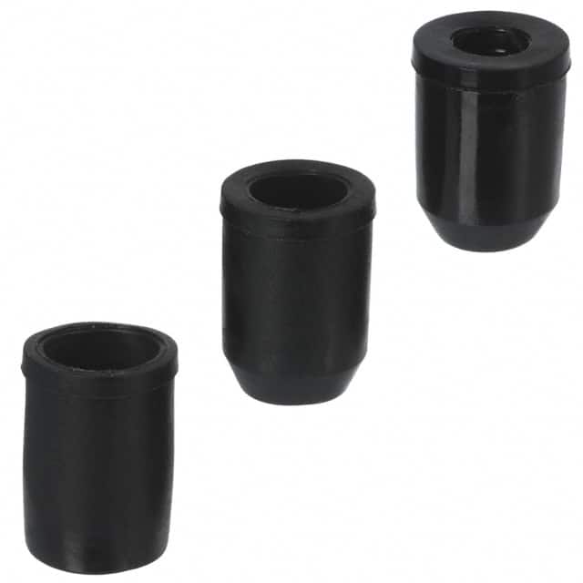 162-000-037R000 GROMMET BLK PVC FOR DSUB 37POS