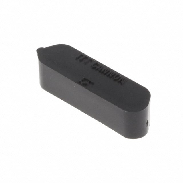 025-9530-004 DUST CAP 25POS BLACK CONDUCTIVE