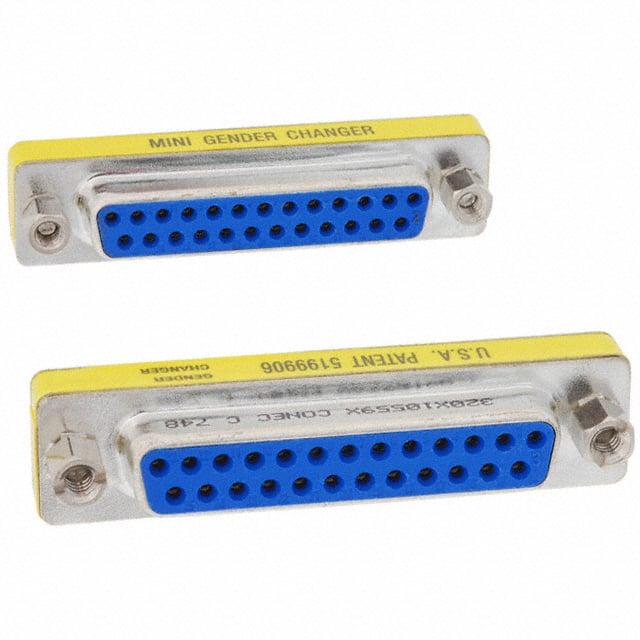 320X10559X DSUB GENDER CHANGER DB25F DB25F