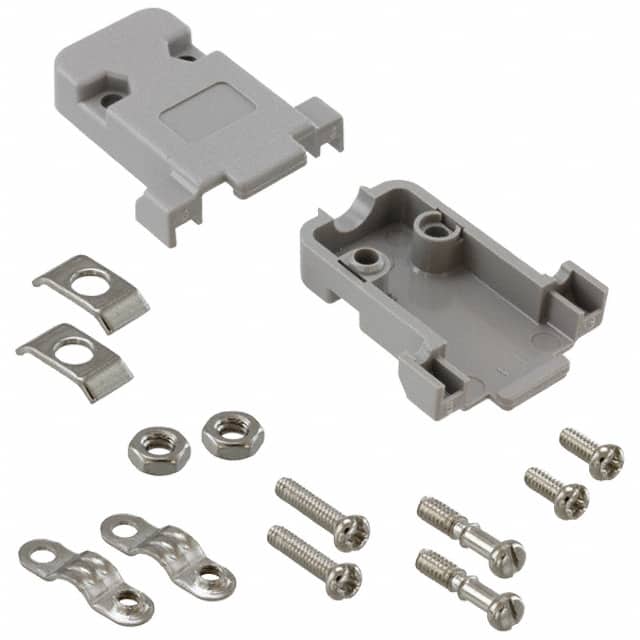 40-9709H CONN BACKSHELL 9POS 180DEG