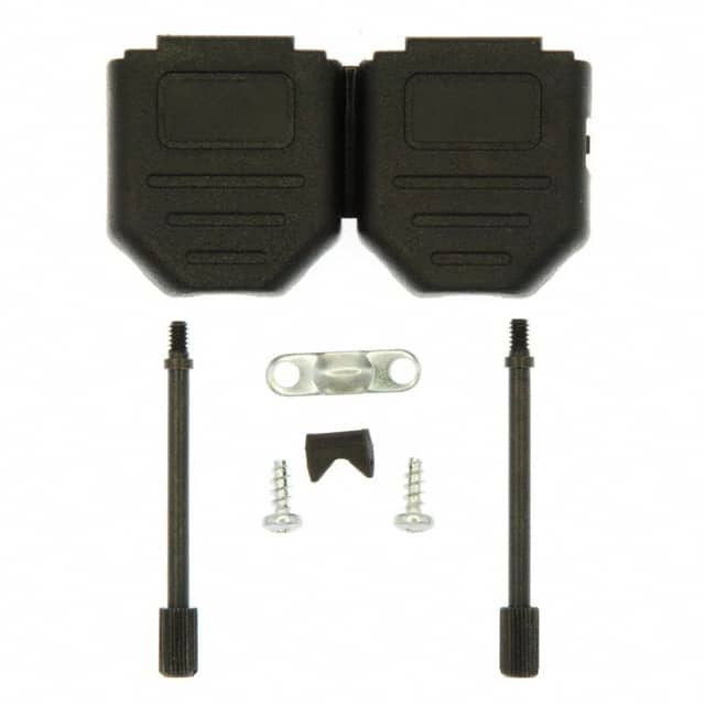 972-009-01SR011 CONN BACKSHELL 9POS 180DEG BLACK