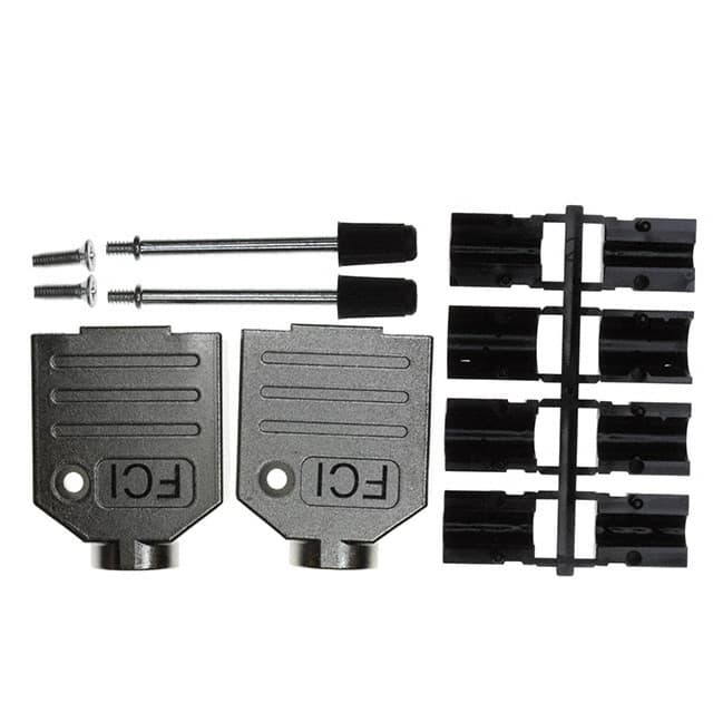 8655MH0901BLF CONN BACKSHELL 9POS 180DEG SHLD