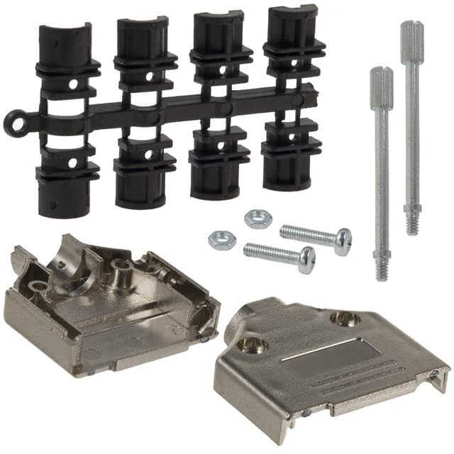970-015-020R121 CONN BACKSHELL 15POS 180DEG SHLD