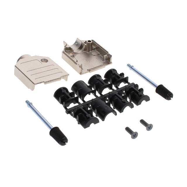 165X02609X CONN BACKSHELL 9POS 180DEG SHLD