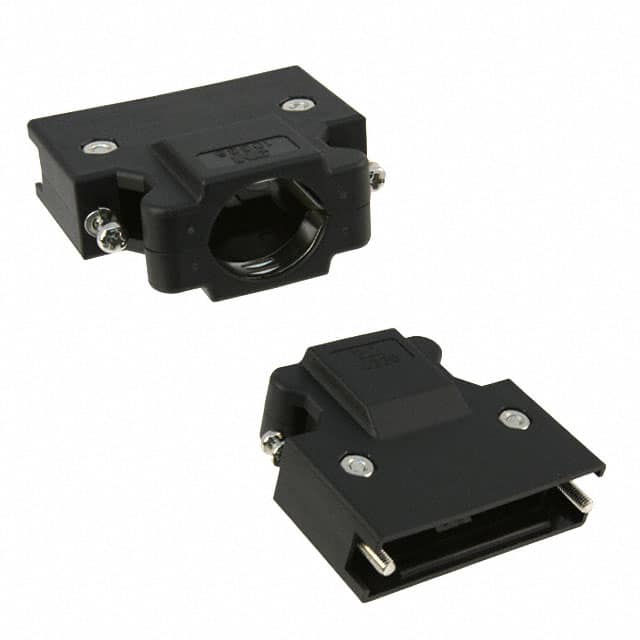10336-52A0-008 CONN BACKSHELL 36POS 180DEG BLK