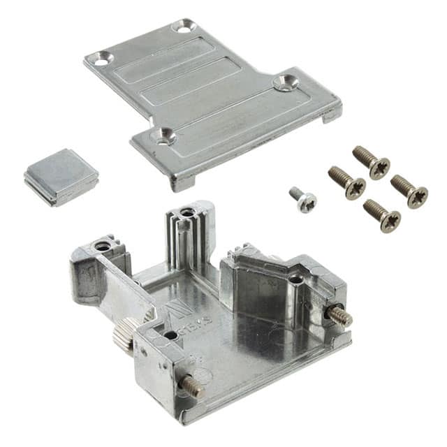 165X11619X CONN BACKSHELL 15P 90/180DEG SHD