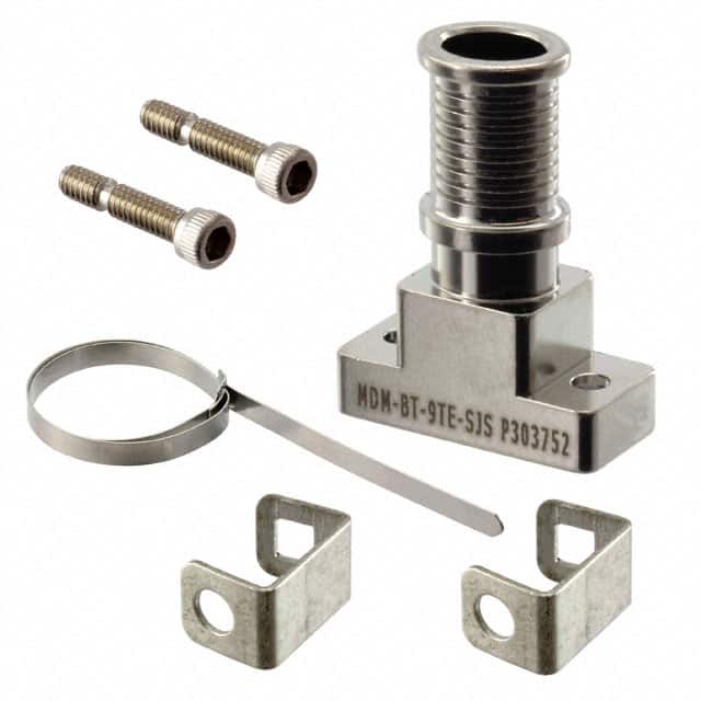 MDM-BT-9TE-SJS CONN BACKSHELL 9POS 180DEG SHLD