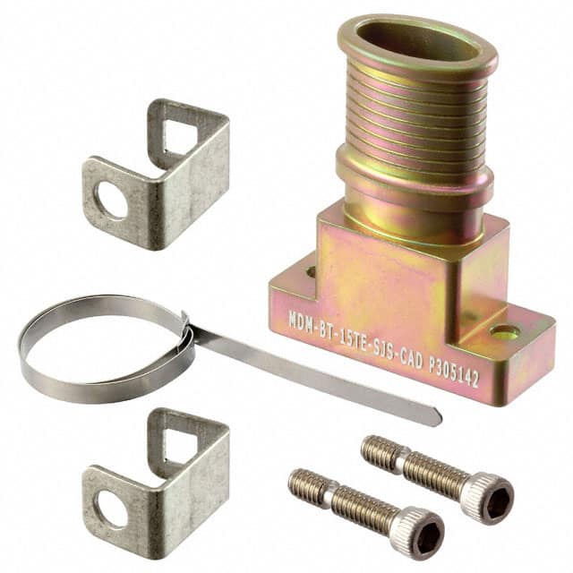 MDM-BT-15TE-SJS-CAD CONN BACKSHELL 15POS 180DEG SHLD