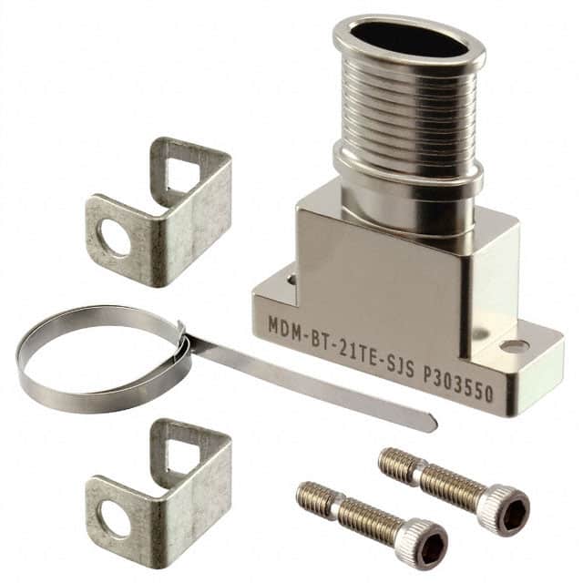 MDM-BT-21TE-SJS CONN BACKSHELL 21POS 180DEG SHLD