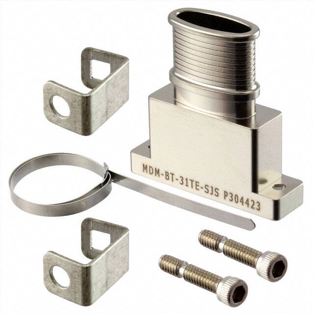 MDM-BT-31TE-SJS CONN BACKSHELL 31POS 180DEG SHLD