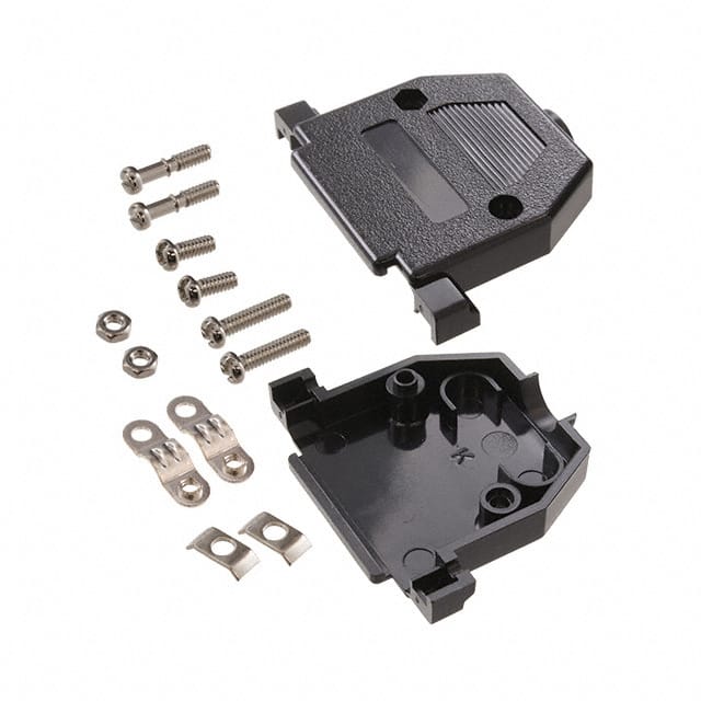 DB25-HD-PB-SS D-SUB HOOD BLK PLASTIC 25 WAY SH
