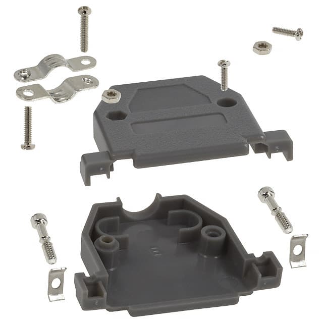 977-025-010R031 CONN BACKSHELL 25POS 180DEG GRAY