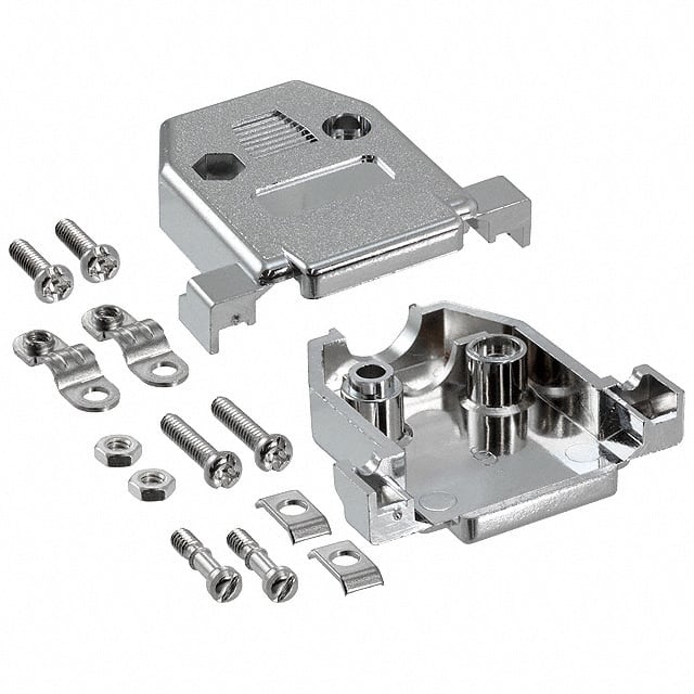 40-9715HS CONN BACKSHELL 15POS 180DEG SHLD