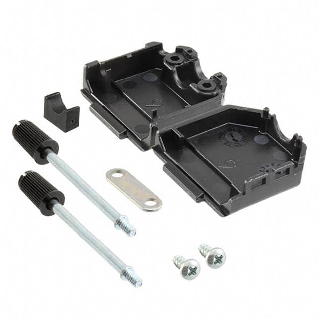 1991253-9 CONN BACKSHELL 9POS 180DEG BLACK