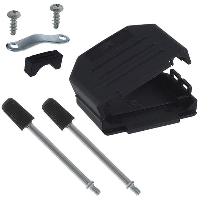86303638BLF CONN BACKSHELL 15POS 180DEG BLK