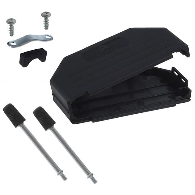 86303640BLF CONN BACKSHELL 37POS 180DEG BLK