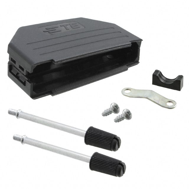 3-1991253-7 CONN BACKSHELL 37POS 180DEG BLK