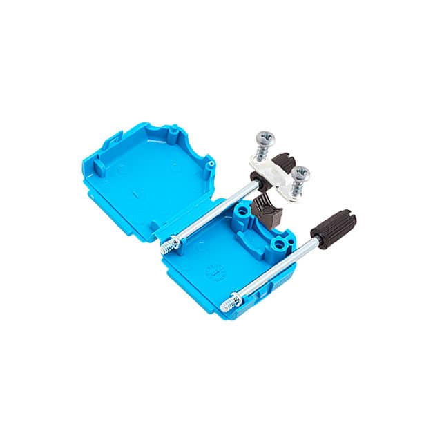 ACOV-SUB-09NB16 CONN BACKSHELL 9POS 180DEG BLUE