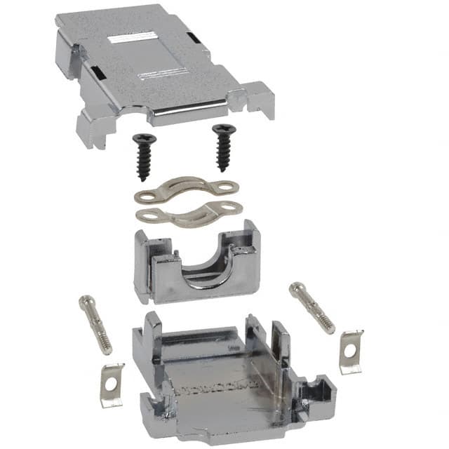 983-015-020R121 CONN BACKSHELL 15POS 180DEG SHLD