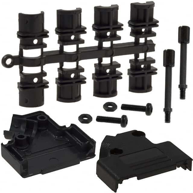 971-015-010-011 CONN BACKSHELL 15POS 45DEG BLACK