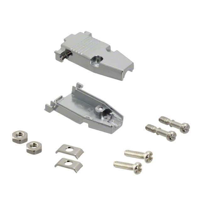 AGP 09 G-METALL CONN BACKSHELL 9POS 180DEG SHLD