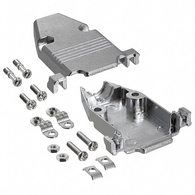 40-9715HM CONN BACKSHELL 15POS 180DEG SHLD