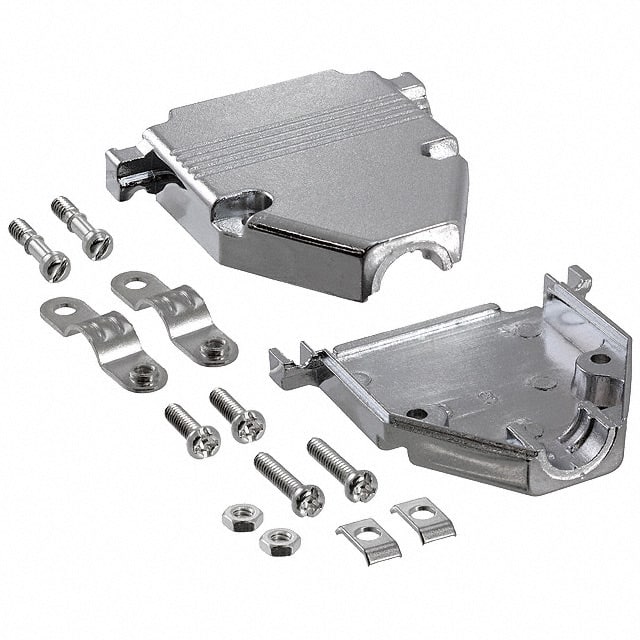 40-9725HM CONN BACKSHELL 25POS 180DEG SHLD